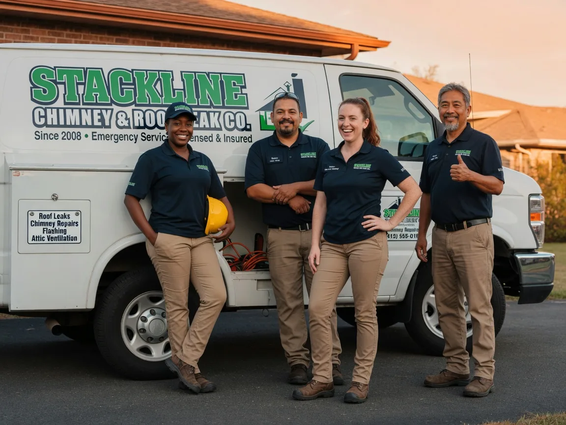 Chimney flashing repair company in Parkman, WY